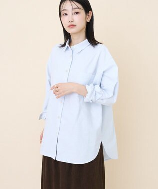 AMERICAN HOLIC オックスベーシックシャツ Sax