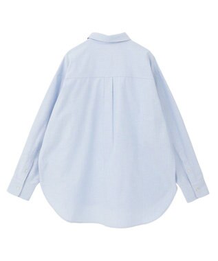 AMERICAN HOLIC オックスベーシックシャツ Stripe Blue