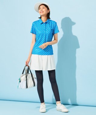 23区GOLF 【WOMEN】【接触冷感/UVケア/ストレッチ】キュロット ホワイト系