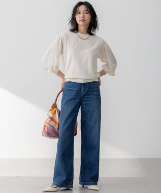 23区 【Oggi3月号掲載】スカーフ バッグ オレンジプリント