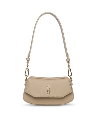 STEVE MADDEN BTAIGA ラウンドフラップショルダー2WAYバッグ タン