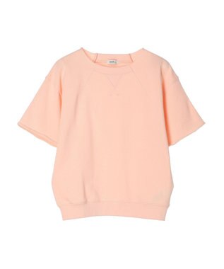 earth music&ecology デザインネックウラケプルオーバー Pink Orange