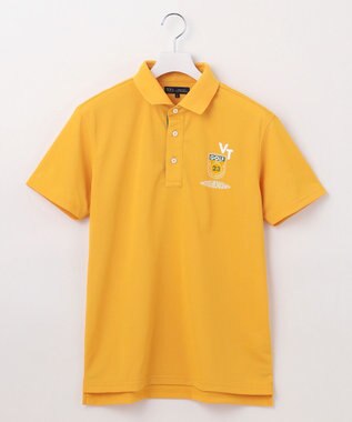 23区GOLF 【MEN】【吸水速乾/UVカット】エイトロックポロシャツ イエロー系