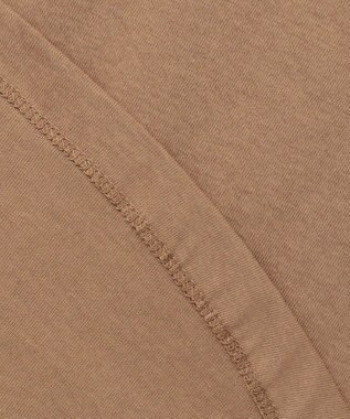 ANY 【UVケア/接触冷感】チュニック丈半袖ロゴTシャツ モカ