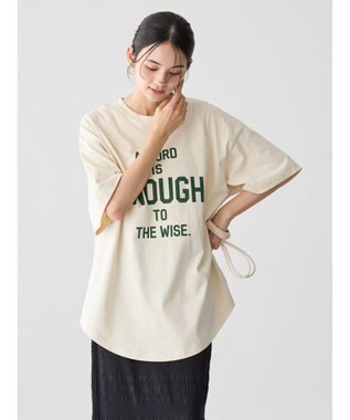 AMERICAN HOLIC ロゴカットラウンドチュニック