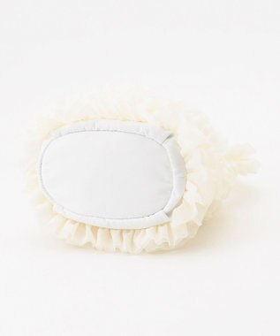 LA BAGAGERIE 【MONICA】チュールフリル2WAYバッグ ホワイト