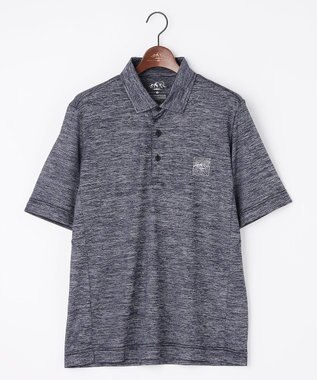 JOSEPH ABBOUD MOUNTAIN 【ゆったり】ドライクールスキンアウトドアポロシャツ ネイビー系