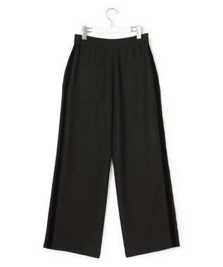 ICB L 【先行予約】 ベルベットライン トラックワイドパンツ ブラック