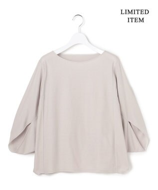 ICB 【WEB限定】ストレッチツイルジャージー ドルマンスリーブカットソー トープ