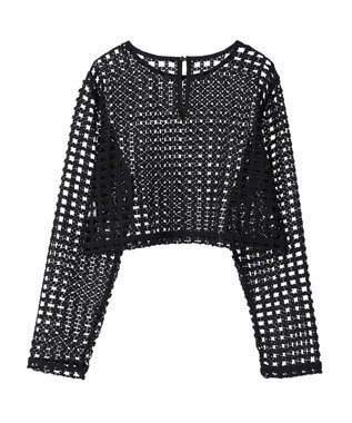 Green Parks ・ＳＵＧＡＲ　ＳＰＯＯＮ　ハナレースプルオーバー Black