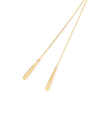 23区 ドロップメタル ラリエット ネックレス ゴールド系