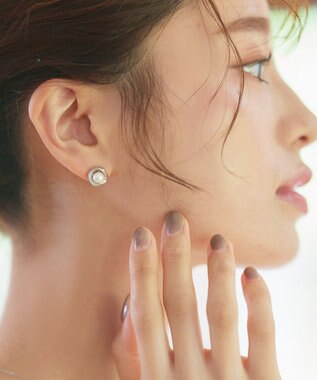 Tiaclasse 【金属アレルギー対応】淡水パールピアス＆ネックレス シルバー
