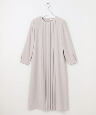 自由区 【洗える】ライトサテン ワンピース ライトグレー系