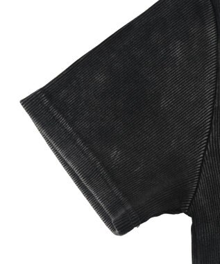 WEGO ヴィンテージライクレースアップT スミクロ