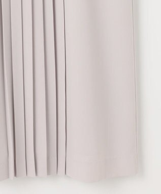 自由区 【洗える】ライトサテン ワンピース ライトグレー系