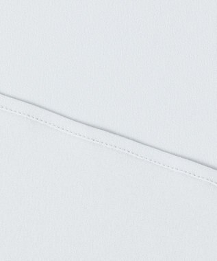 23区 L 【吸水速乾/UVカット/接触冷感】ストレッチジョーゼット  ケープデザイン カットソー スカイブルー系