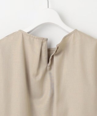 J.PRESS LADIES S 【セットアップ対応・洗える・UVケア・速乾】OXIJEWELストレッチ ブラウス ベージュ系