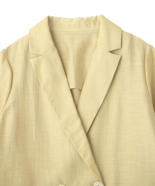 YECCA VECCA シアーテーラードジャケット Yellow