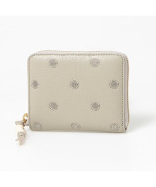 UNBILLION ペルケ perche / ドット刺繍ラウンドパームフィットウォレット