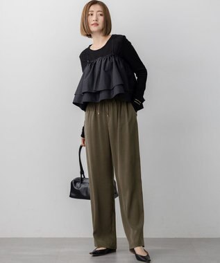 23区 S 【洗える】マルチタフタ ビスチェ ブラック系