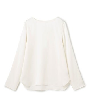 UNFILO サテン レイヤードブラウス オフ