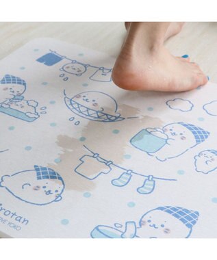 Mother garden しろたん 珪藻土 バスマット Lサイズ 50cm×40cm 日常柄