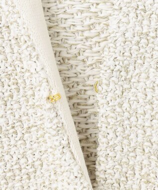 自由区 【カトリエムブーケ】Maille brillante ノーカラーアウター オフ