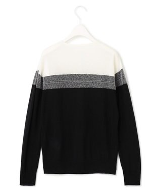 ICB L 【洗える】 レースコンビハイゲージ プルオーバー ブラック系7