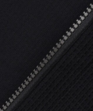 JOSEPH ABBOUD MOUNTAIN 【吸水速乾/通気性/ライナードッキング対応】ハイゲージワッフル パーカー ブラック系