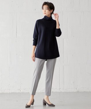 J.PRESS LADIES S 【WEB限定カラーあり・洗える】EASY WOOL チュニック ニット ネイビー系