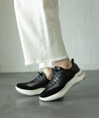 ASICS WALKING ペダラ ライドウォーク レディース 2E 3.5cmヒール ブラック系