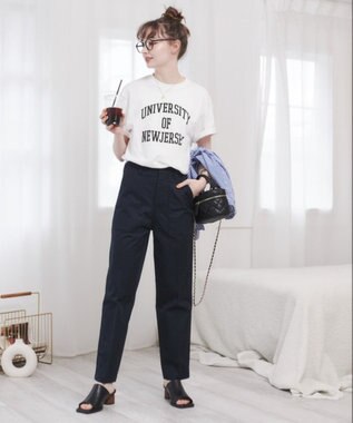 WEGO 【ANGIE VINTAGE】カレッジロゴプリントTee 柄10