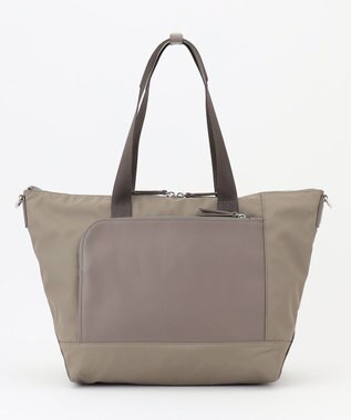 Y'SACCS ナイロン×リサイクルレザー　コンビマルチトート