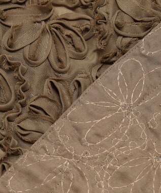 23区 【先行予約】リボンエンブロイダリー キャミソール ブラウン系