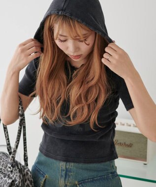 WEGO レースアップフードチビT スミクロ