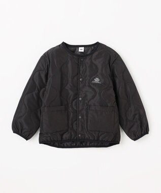 ANY KIDS 【洗濯機可能】中綿キルティング ジャケット ブラック