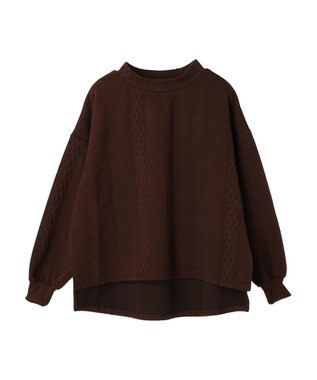 CRAFT STANDARD BOUTIQUE JQカットボリュームスリーブMOCプルオーバー1 Brown