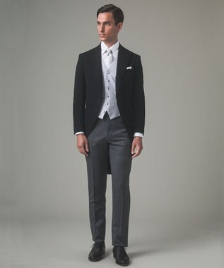 GOTAIRIKU 【WEAR BLACK】レギュラーカラー ダブルカフス ドレスシャツ ホワイト系