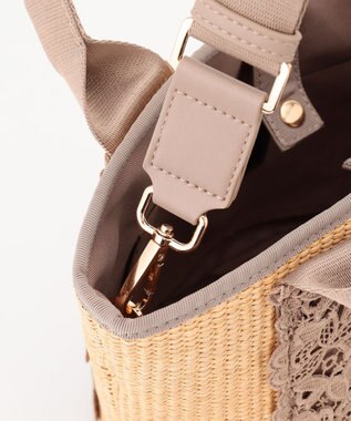 TOCCA TOUCH OF LACE BASKET かごバッグ ベージュ系