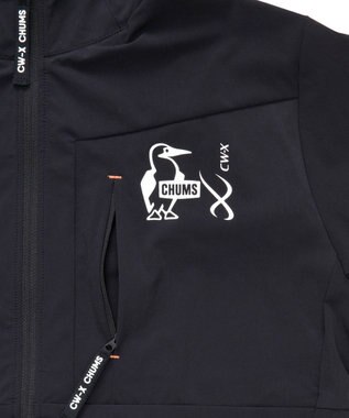 CW-X 【MEN】 CW-X 【CHUMS (チャムス)コラボ】 メンズトップス ジャケット はっ水(本体) フードつき(ドローコードで調整可能) 長袖 UVカット率90％以上（本体） メンズ LNO530 /ワコール ブラック