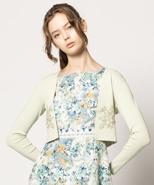 TOCCA 【キャンセル分販売！】SPRING EPHEMERAL BOLERO ボレロ ライトグリーン系7