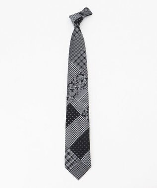 JOSEPH HOMME マルチパターンジャガード　ネクタイ ブラック系7