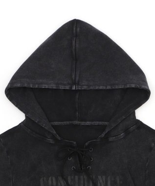 WEGO レースアップフードチビT スミクロ