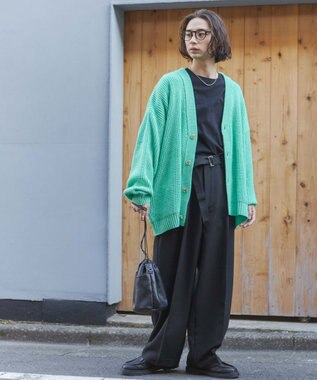 WEGO ルーズカーデ グリーンその他