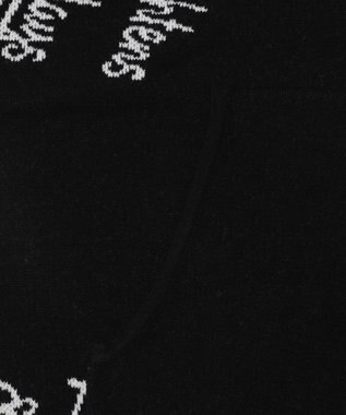 WEGO 【ユニセックス着用ITEM/MLサイズ展開】ジャガードノースリジップパーカー ブラック