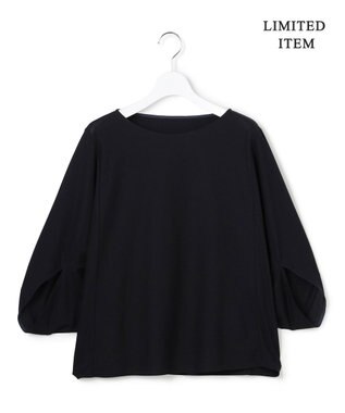 ICB 【WEB限定】ストレッチツイルジャージー ドルマンスリーブカットソー