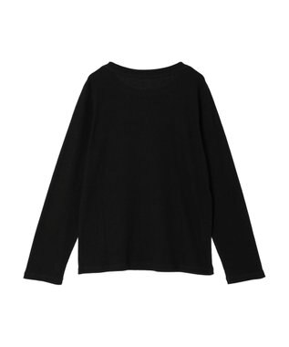 CRAFT STANDARD BOUTIQUE スパンテレコクルーネックＴｅｅＬ／Ｓ Black
