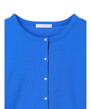 Green Parks リブカットカーディガン Blue