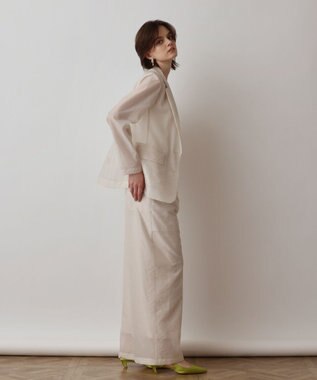 GRACE CONTINENTAL ブライトシアージャケット キナリ