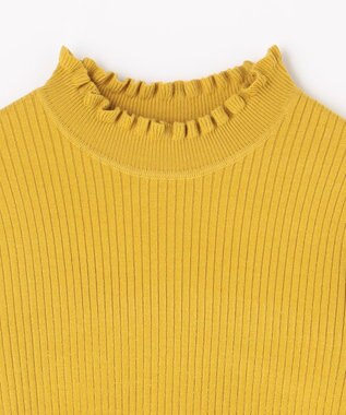 ANY L 【6色展開】フリルネックニット マスタード